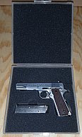 Colt Goverment .45 Stainless Maßstab 1:2 Modellpistole Miniatur