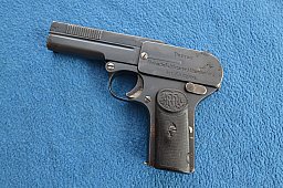 SCHÖNE PISTOLE DREYSE SÖMMEDA MODELL 1907 RHEINISCHE METALLWARENFABRIK 7,65mm BROWNING