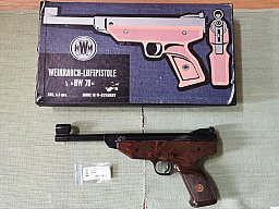 Weihrauch Luftpistole HW70 , neue Laufdichtung, und neuer Kolben mit Dichtung OVP