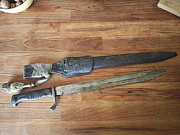 Deutsches Seitengewehr 98/05 n.A. – W 15 – P. D. Lüneschloss Solingen mit Koppelschuh & Portepee