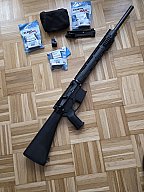 OA-15 mit 22" Bull Barrel Kal. .223Rem Drall 1-8" Sigg nitriert, mit Jewell 2-Stage Matchabzug