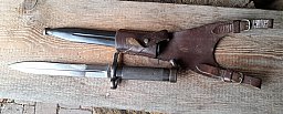 Bajonett Schweden 1896 mit Seitengewehrtasche