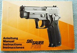 SIG 226, orig. Manual in 4 Sprachen