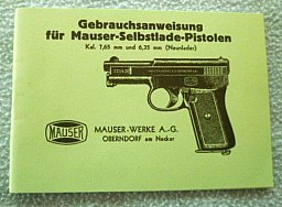 Manual Selbstladepistole MAUSER M 14 (ND)