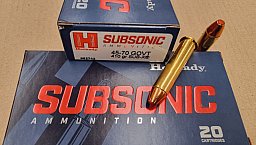 .45-70/410grs. Hornady SUB-X 20 Stk. No.82742 #