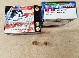 .380 Auto/90grs XTP Hornady American Gunner 25 Stk. #90104 #