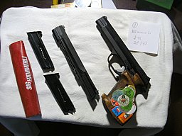 Hämmerli 240 im Kaliber .38 mit Wechselsystem .32