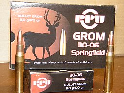 .30-06/170 grs. Grom A-323 PPU 100 stk. # SSZ Berka