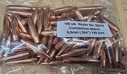 6,5mm/140grs HPBT Nosler No. 50379 Competition Geschosse 100 stk# SSZ Berka