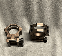 Höhenverstellbare Picatinny Zielfernrohrringe für 30mm Mittelrohr