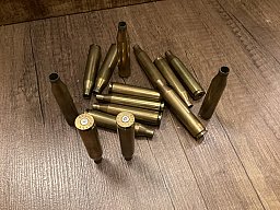 15St. Hülsen RWS 6,5 x 68 abgeschossen teilweise entzündert