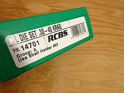 RCBS Matrizensatz .30-40Krag , unbenutzt
