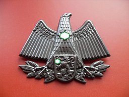Treffabzeichen Thüringen der Partei mit Hersteller