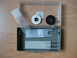 Gehmann Diopterblende mit Strasserblende, Abdeckscheibe und Etui