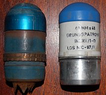 40 mm Granate Übungsgeschoß