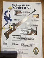 Prospekt Haenel Biathlon Luftgewehr B96