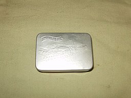 Putzdöschen ALU mit Inhalt Walther PP/PPK Zella Mehlis