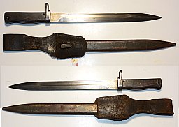 Bajonett, Seitengewehr 88/98, mit Koppelschuh