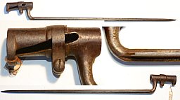 Tüllenbajonett, Vierkantklinge, Lorenz-Gewehr