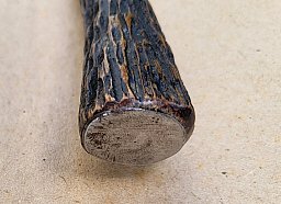 Grabendolch, Jagdmesser mit Klingeninschrift "RETTER IN DER NOT"
