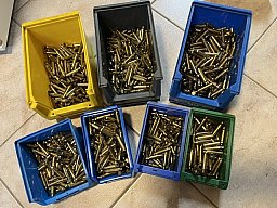 Hülsen .223 Rem zum wiederladen 973 Stück