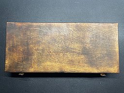 Vintage Holzbox von HEGE Jagd und Sportwaffen - Ur-Modell aus Schwaebisch Hall - Rarität