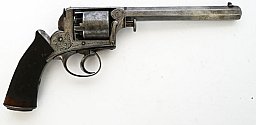 Perkussionsrevolver Adams & Deane, 1851, Kaliber .44, Sammlerwaffe im Originalzustand