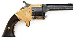 Connecticut Revolver Single Action Front Loading Pocket, Kaliber .28, Sammlerwaffe im Originalzust.