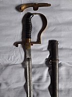 Wehrmacht Offizierssäbel mit geätzter Klinge & Scheide – Eichenlaub/Adler – Restaurationsobjekt