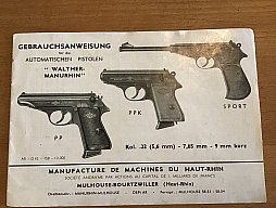 Gebrauchsanleitung Walther-Manurhin