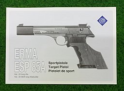Achtung ERMA Sammler !!! seltene ERMA Beschreibung für die ESP 85 mit Papieren original