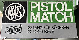 RWS Pistol Match 500 Stk.