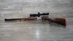 Krieghoff Ultra Bockdoppelbüchse Kal. 9,3x74 R Luxus ink. SM Leica Fortis 6 1,8-12x42i