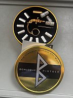 Berloque Mini Pistole vergoldet 24 Karat