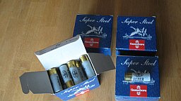 100 Patronen Gamebore Super Steel, 3mm, Kal. 12/70, OVP!