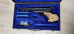 Feinwerkbau Match - Luftpistole LP 65 mit original Koffer und Laufgewichten mit Formgriff