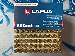 6.5 Creedmore Lapua Hülsen abgefeuert