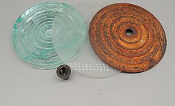 GLASMINE 43* SET*GUTER ZUSTAND**DEUTSCH WKII DEKO