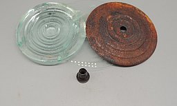 GLASMINE 43* SET*GUTER ZUSTAND**DEUTSCH WKII DEKO