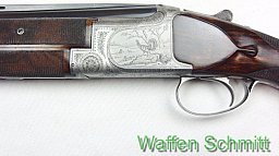 BD-Flinte FN B25, Kaliber 12/70 mit Handgravur und ausgesuchtem Nußbaumholz.Sehr guter Zustand!!!