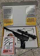 Weihrauch HW70 Black Arrow 4,5mm mit Zielfernrohr 2x20 Walther
