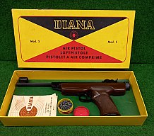 Sammlerwaffe Luftpistole Diana Mod.5 im Bestzustand.