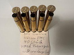 303 Britisch Hülsen 40 Stück von PMC