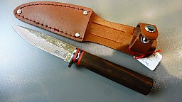 Herbertz Damaszener Gürtelmesser mit Lederscheide TOP Neu ****** einfach mal ansehen****************