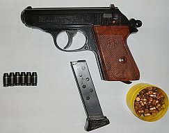 Erma ERP 74 mit sechs Ladehülsen und 70 Schuss 4mmM20 / mit PTB 65 Markierung