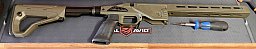 Vision Hybrid Chassis SA RH Olivgrün Tikka T3 / T3x, AICS Mag, MDT Griff, Thumb Rest, Hera Buttstock
