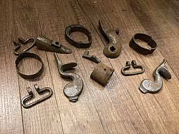 Rohteile/Ersatzteile Steinschloss Gusseisen Teile aus Nachlass Jacobi Iserlohn Nr.1
