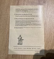 seltene Bedienungsanleitung Haenel lll-56