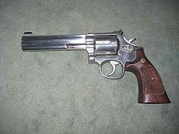 Revolver, Smith & Wesson, Mod. 686, erster Serie, 6" Lauf, .357Mag.