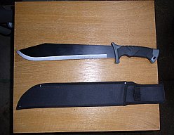 Jagdmesser, Bowiemesser, Machete, 47 cm, neu wertig